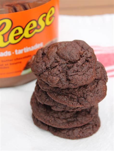 reese chocolate peanut butter fudge cookies doyouspoon