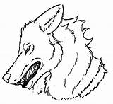 Wolf Angry Lineart Deviantart sketch template