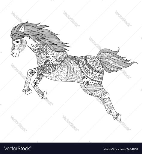 stallion coloring pages