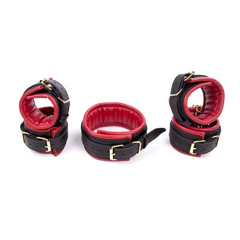 Thierry 3 Types Superior Quality Collars Wrist Cuffs Ankle Cuffs For