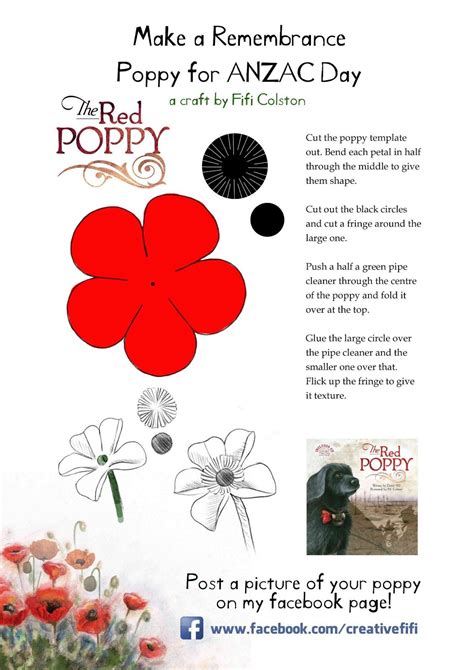 fifi verses  world poppy template remembrance poppy remembrance