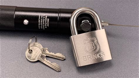 brinks stainless padlock bypassed  electro picked youtube