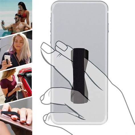 universal finger grip selfie strap sling phone ipad hand holder mount