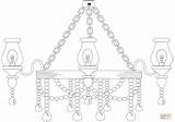 Coloring Pages Lamp Candelabra Comments sketch template
