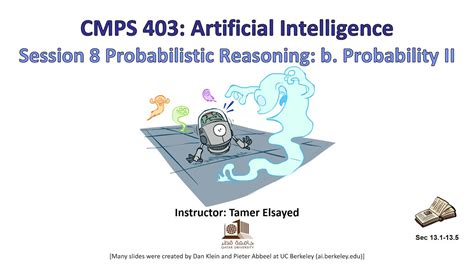 cmps  artificial intelligence  session  iii probabilistic reasoning prob iii