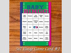 Themed Gender Reveal Party Game Cards 