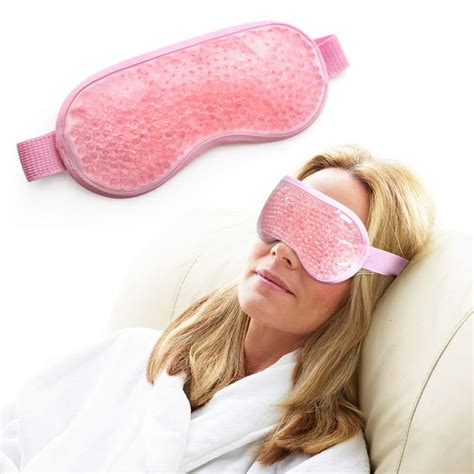 gel eye mask hot cold therapy for puffy eyes dark circles migraines