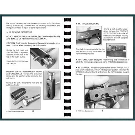 shotguns  guide gun guides assembly disassembly guide winchester