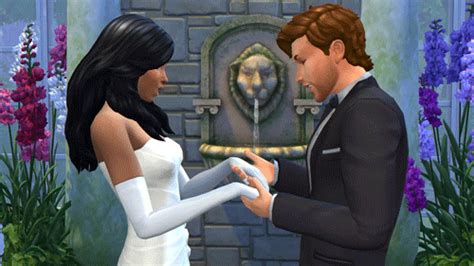 couples kissing kiss by the sims find and share on giphy