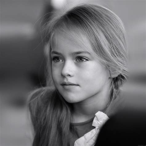 hd74 kristina pimenova cute girl model bw dark