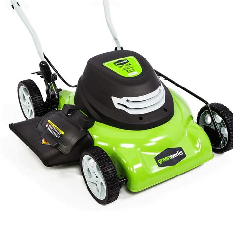 Greenworks 18 Inch 12 Amp Corded Electric Lawn Mower Deals Free