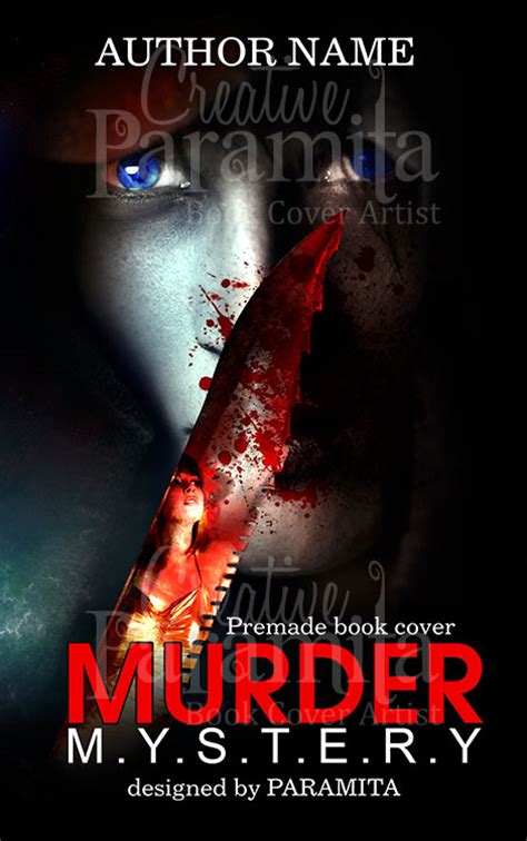 Murder Mystery Premade Book Cover