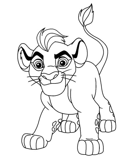 lion guard coloring pages  printable coloring pages