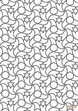 Alhambra Tessellations Tessellation Getcolorings Drukuj sketch template