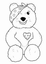 Pudsey Bear Coloring Pages Printable Activities Sitting Colouring Children Need Template Drawing Categories Kids Crafts Version Open Supercoloring sketch template