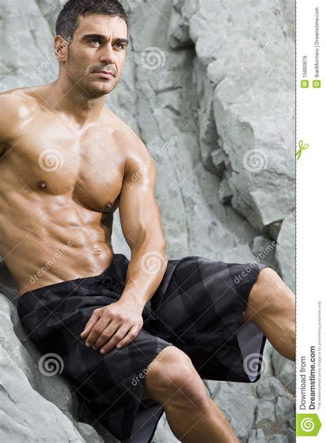 Sexy Man Beach Royalty Free Stock Images Image 15880879