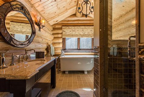 luxury log cabin living  upstate  york mansion global