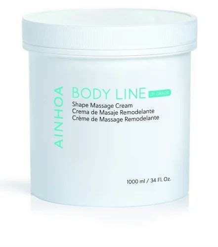 ainhoa day bodyline shape massage cream 1000ml for parlour oily skin