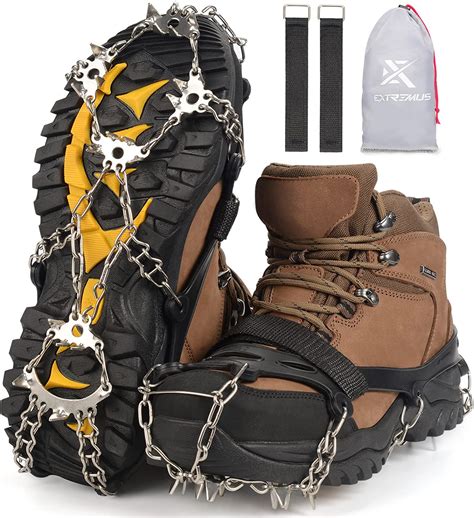 extremus  spike ice cleats crampons  men  women abrasion