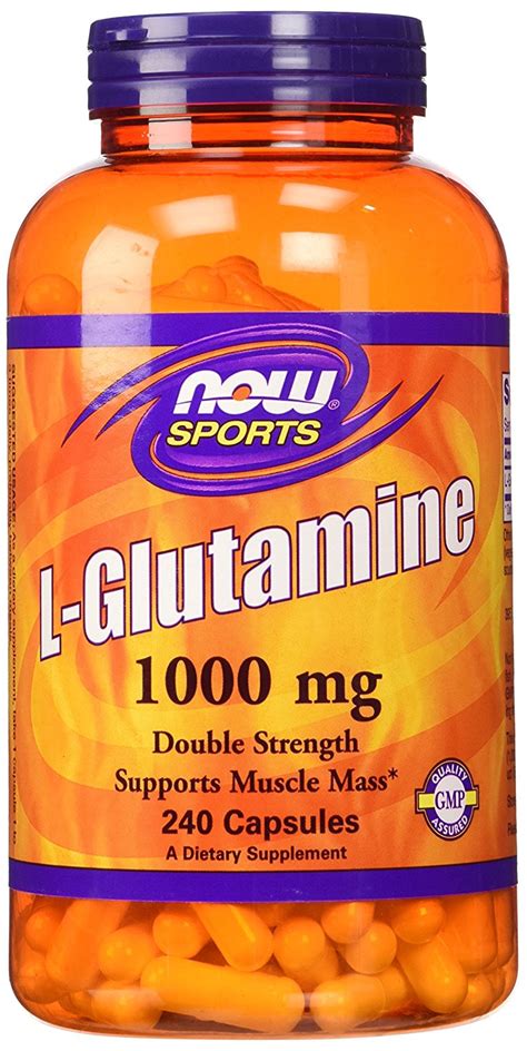 Now Foods Sports L Glutamine Double Strength 1000 Mg