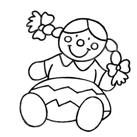 rag doll  coloring pages