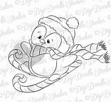 Penguin Digi Doodles Finley Stamp Sold sketch template