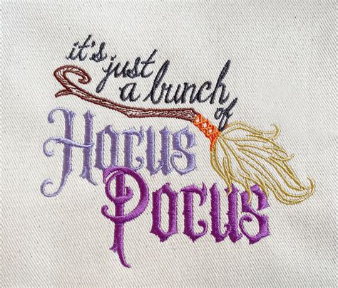 bunch  hocus pocus machine embroidery etsy