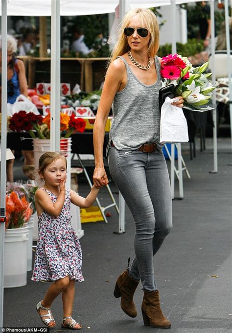 kimberly stewart takes daughter delilah to beverly hills farmers market daily mail online