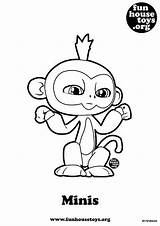 Fingerling Coloring Pages Printable Minis Fingerlings sketch template