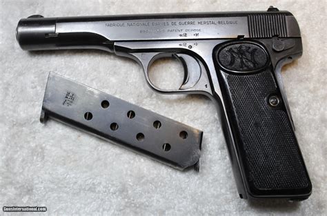 fabrique national darmes de guerre herstal belgique fn  mm pistol