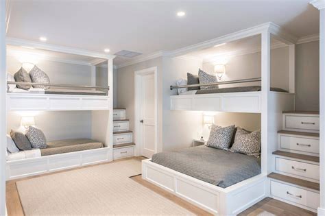 basement bunk room kidbedrooms bunk beds built  bunk bed designs bedroom design
