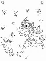 Enchantimals Coloring Pages Para Colorear Dibujos Imprimir Coloriage Flick Felicity Kids Printable Imprimer Fox Youloveit Hojas Fun Personal Create Disney sketch template