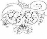 Pages Coloring Fairly Oddparents Getcolorings Odd Rly Parents Getdrawings sketch template