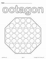 Octagon Preschool Pentagon Getdrawings Printables Supplyme Tracing Hexagon sketch template