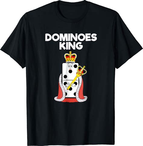 amazoncom dominoes  shirt funny dominoes king clothing