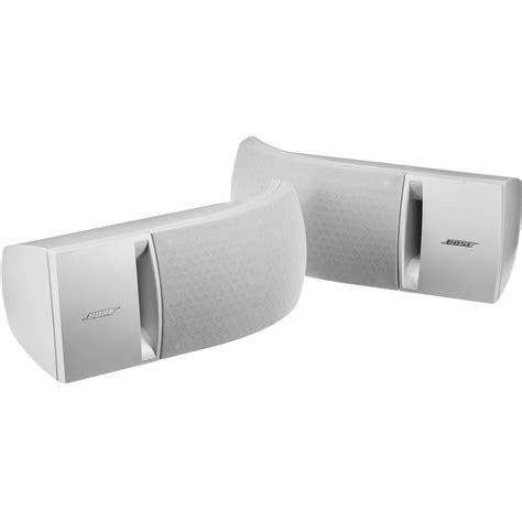 bose  full range bookshelf speakers white pair  bh
