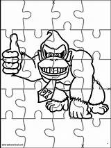 Puzzles Jigsaw Mariobros sketch template