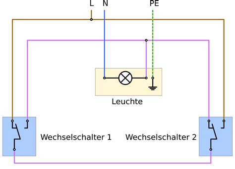 wechselschaltung schaltplan schule wiring diagram