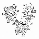 Umizoomi Coloring Team Pages Printable Kids sketch template