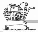 Coloring Shopping Cart Getcolorings sketch template