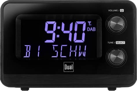 dual dab cr  radio alarm clock dab fm dab fm black conradcom