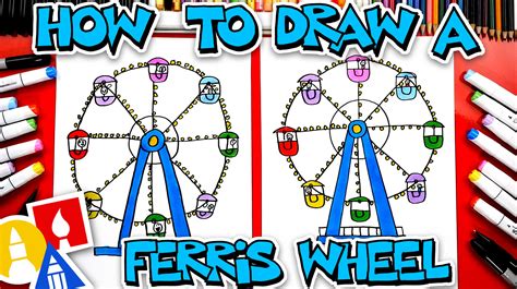 draw  ferris wheel art  kids hub