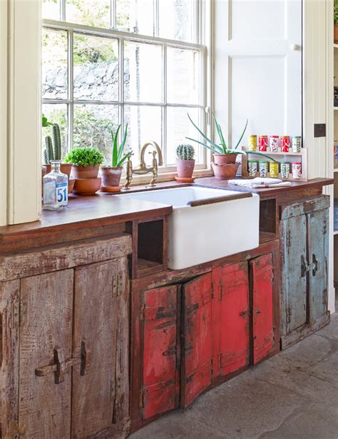 vintage kitchen ideas  reclaimed materials eclectic