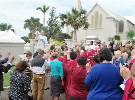 holy trinity church celebrates palm sunday bernews