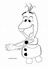Olaf Coloring Pages Frozen Getdrawings sketch template