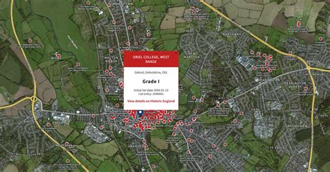listed buildings  england interactive map