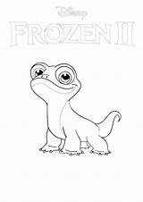 Frozen Bruni Lizard Ausmalen Zeichnungen Coloring1 Prinzessinnen Eiskönigin Skizzierung Prinzessin Kalender Malvorlagen sketch template
