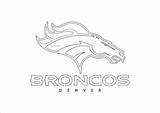 Broncos Denver sketch template