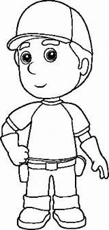 Coloring Handy Manny Wecoloringpage Pages sketch template