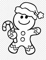 Gingerbread Man Coloring Pages Christmas Clipart Pinclipart sketch template